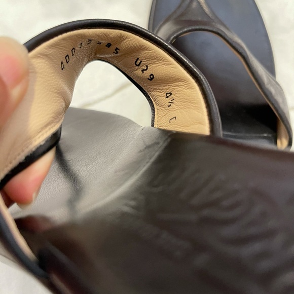 Authentic Salvatore Ferregamo wooden sandals - Picture 4 of 6